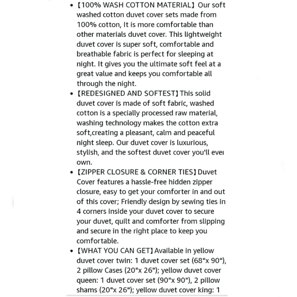 ⭐🆕 Boho vintage banana sunrise yellow duvet cover set - Picture 8 of 13